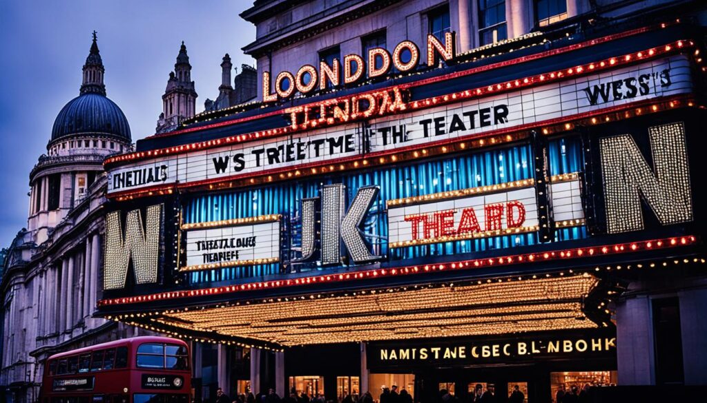 London Theater Marquee