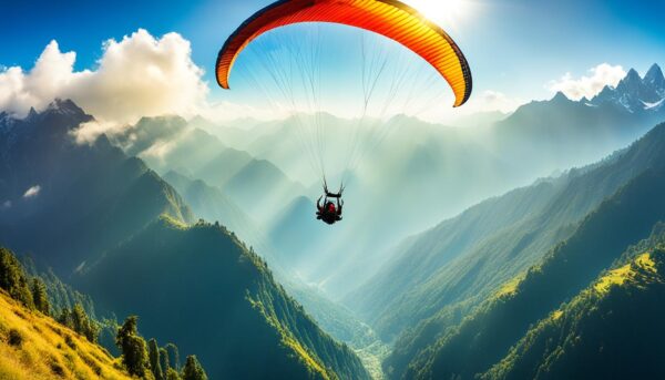 best paragliding in india