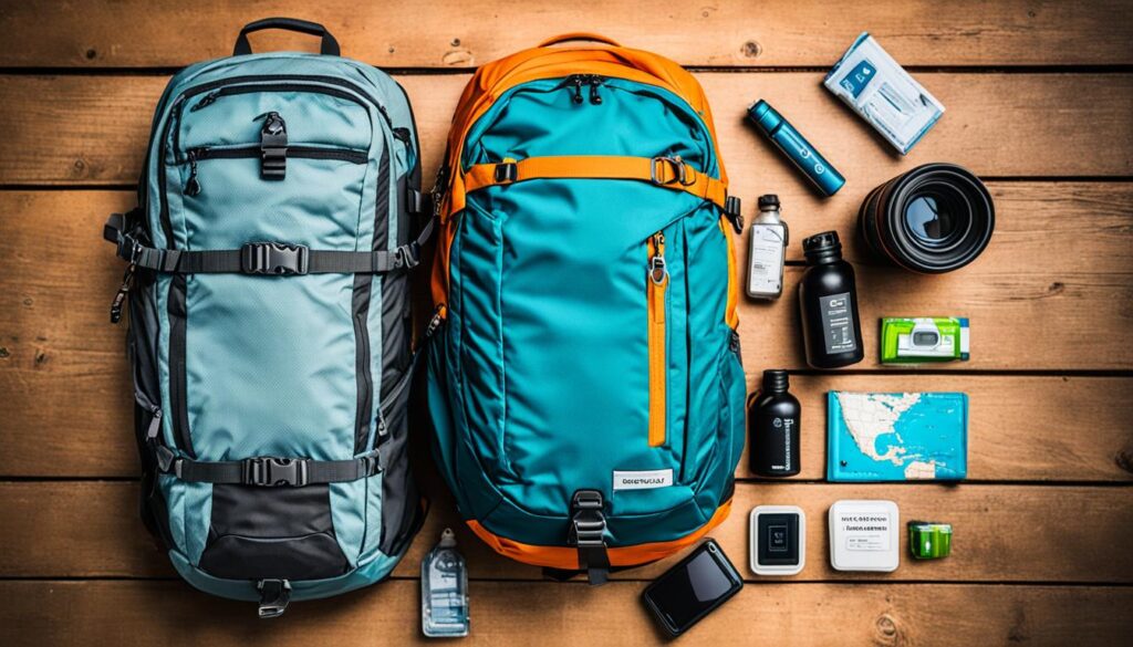 daypack essentials for a weekend trip in India