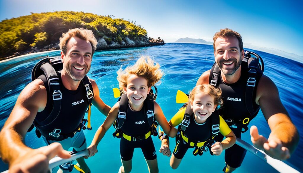 family scuba diving vacations