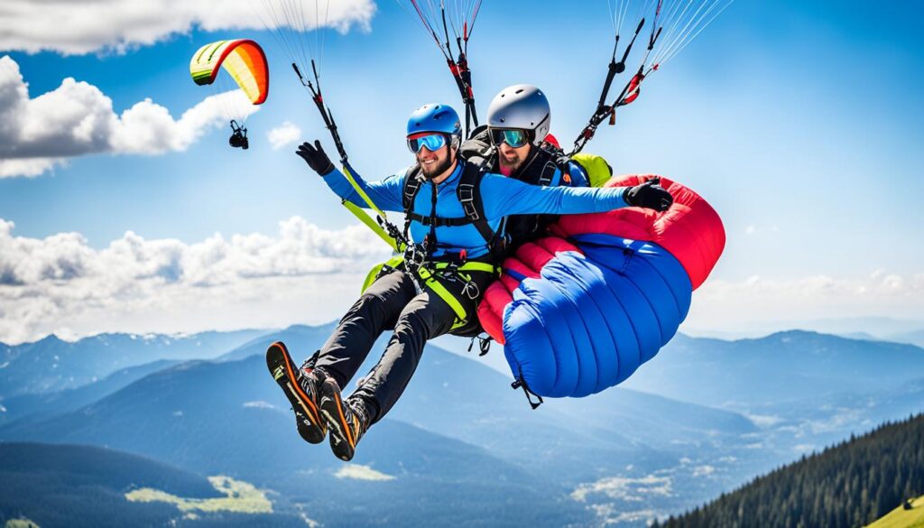 paragliding gear