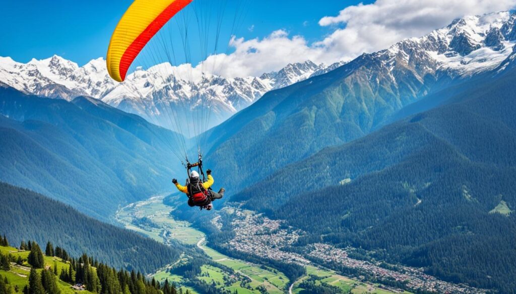 paragliding in Manali