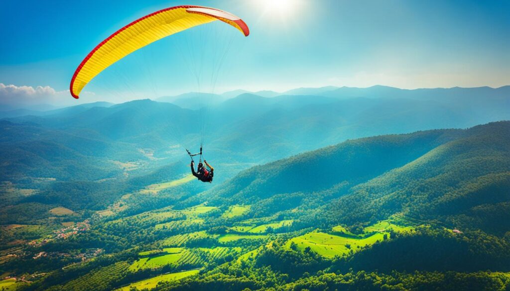 paragliding in Yelagiri