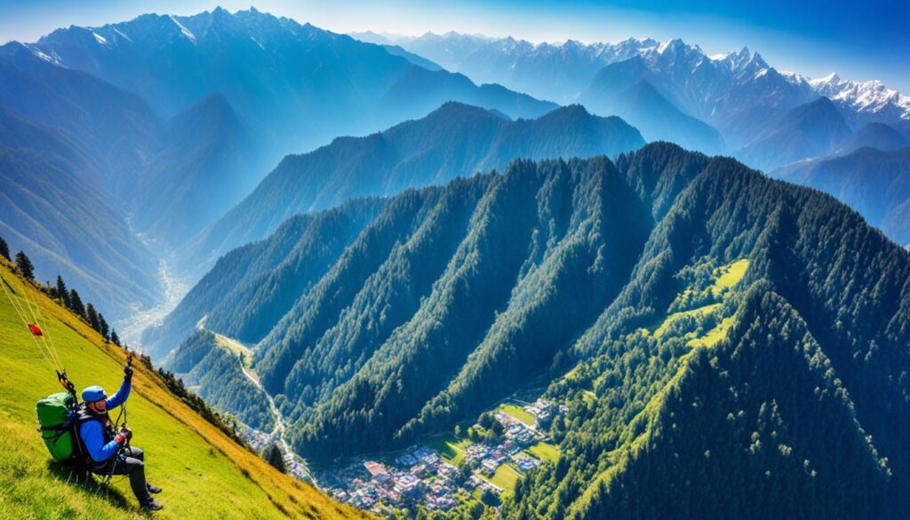 paragliding in bedni bugyal