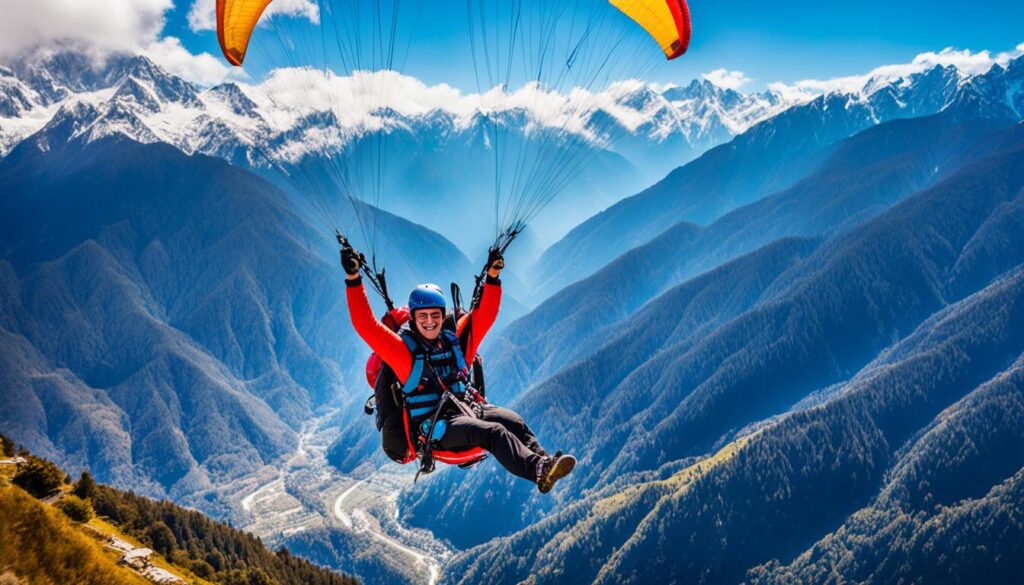 paragliding in kunjapuri