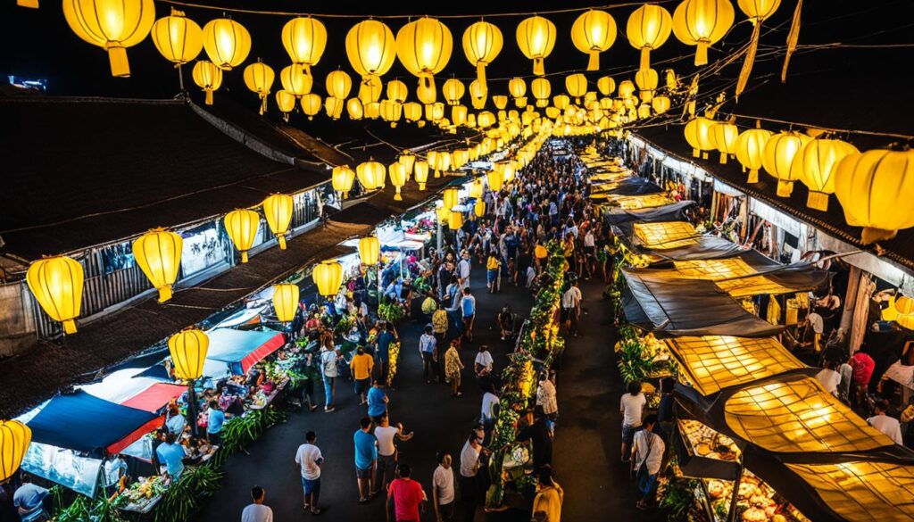 twilight shopping at local night markets