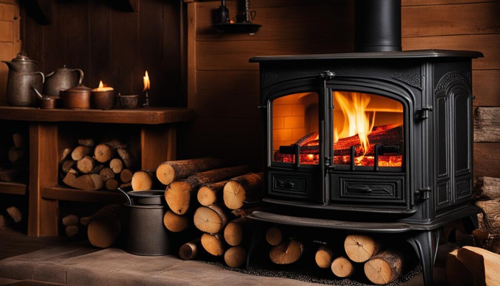 wood stove