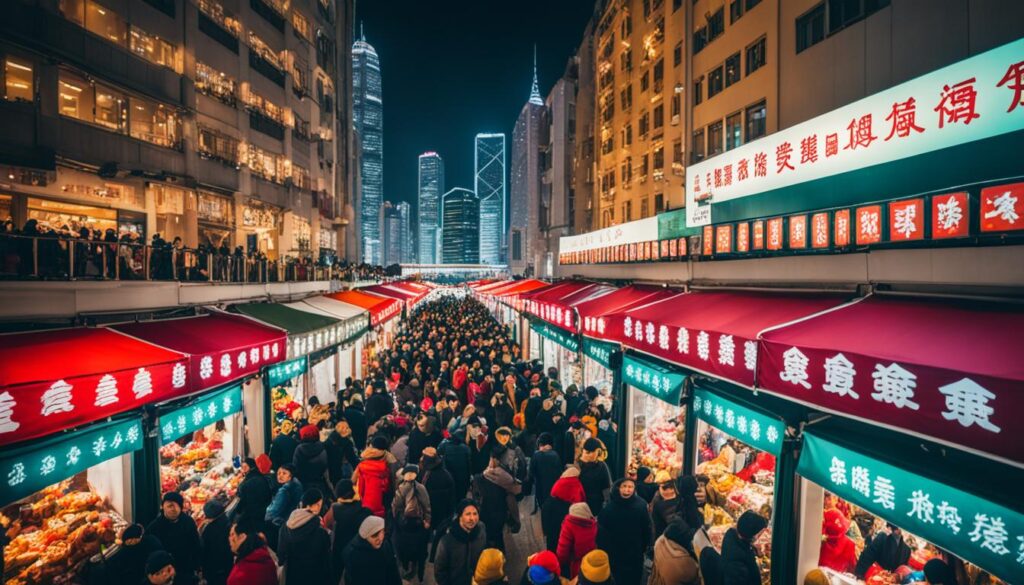 Hong Kong winter shopping