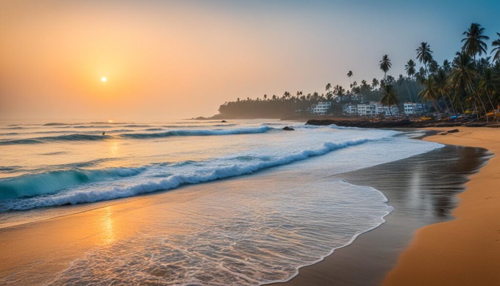 Kovalam Beach sunrise