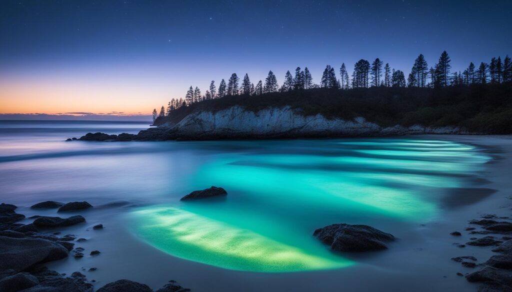 preserving glowing beaches