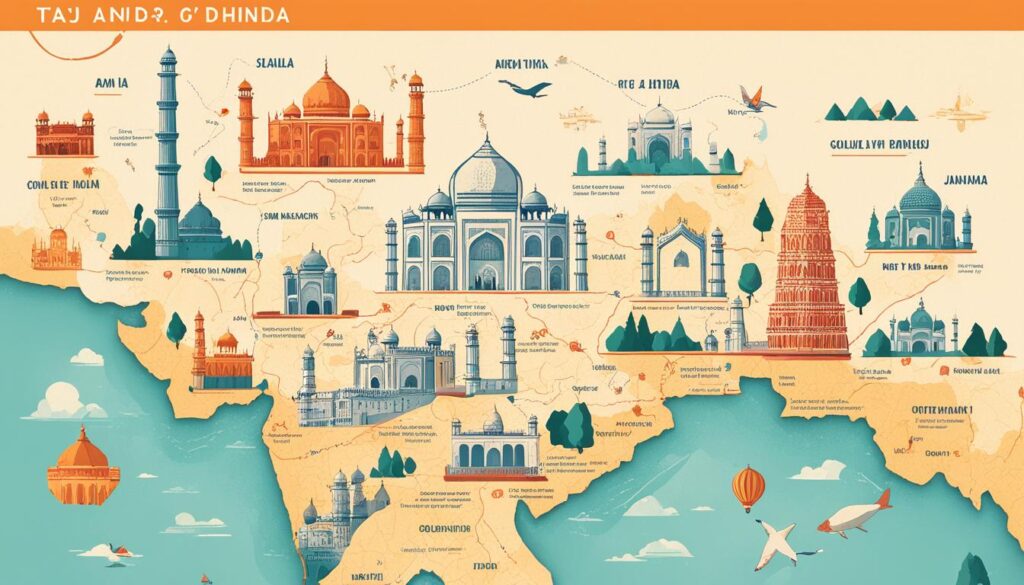 india travel map